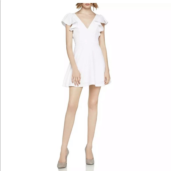 NWT BCBG White dress - Picture 2 of 4